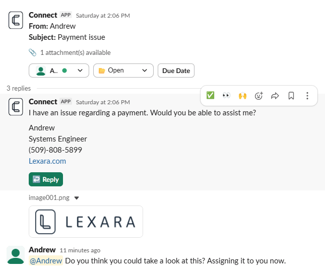Threaded Discussion View inside Slack